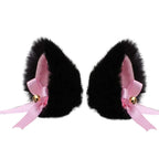 GANCHITOS OREJAS DE GATO NEGRO