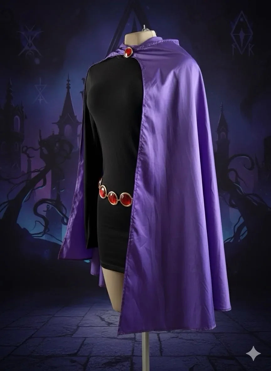 TRAJE RAVEN + CINTURÓN GEMAS